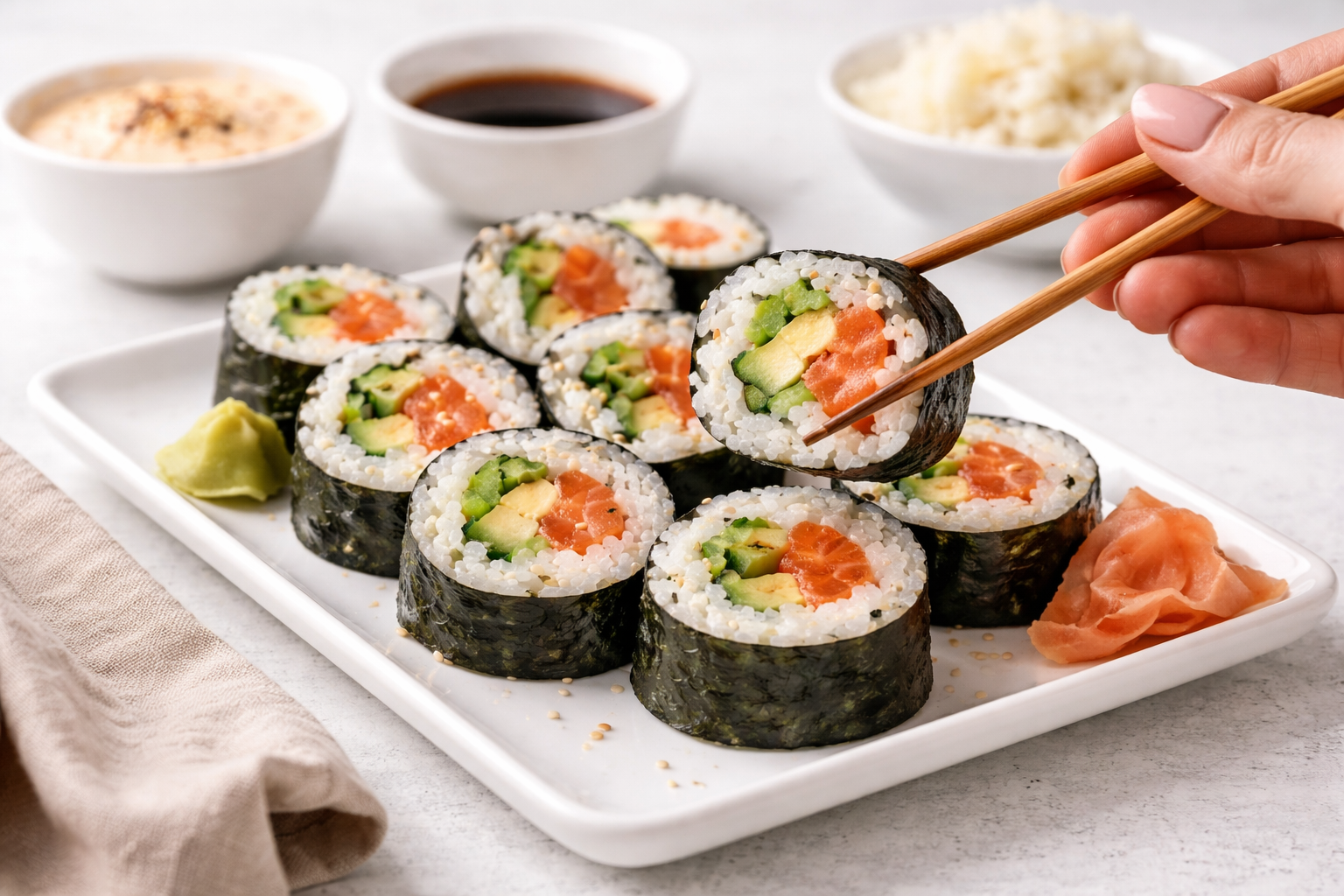 The Trick That Makes Keto Sushi Taste Like Real Sushi