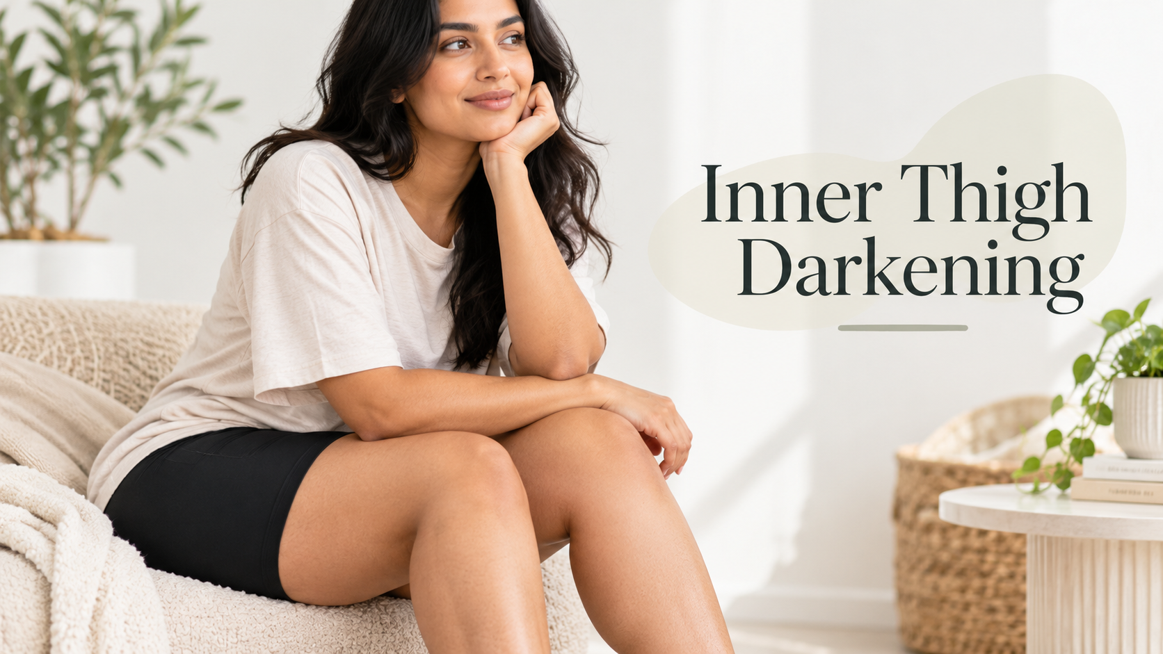 inner thigh darkening